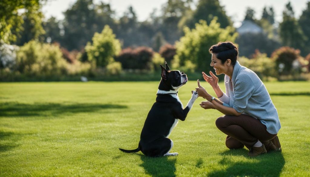 Boston Terrier training commands