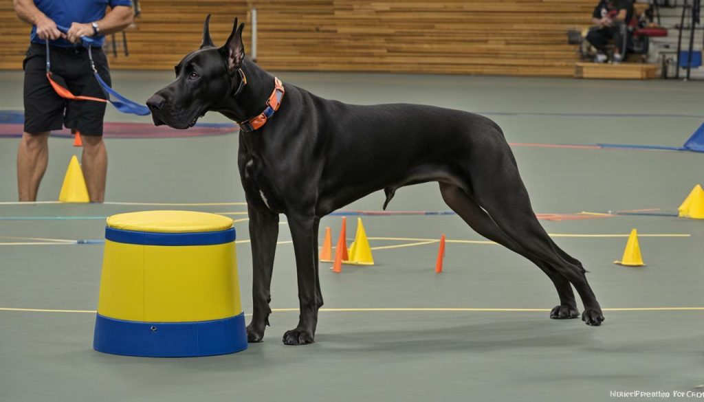 Great Dane training for specific activities