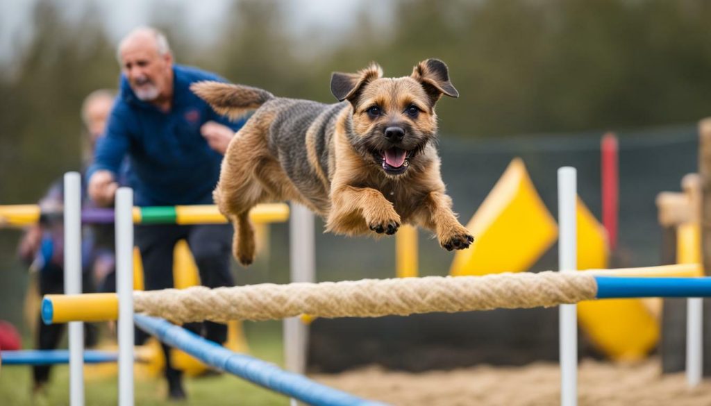 Training a Border Terrier for agility